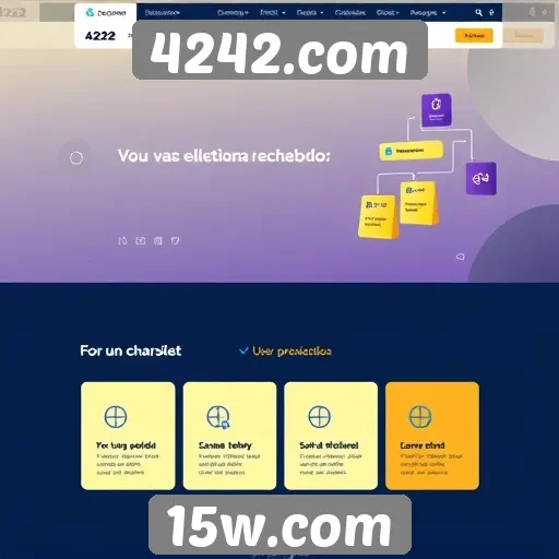 Interface do usuário do 4242.com melhora experiência